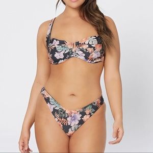 NWT-L*Space Printed Cameilla Bikini Top